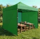 Раскладной садовый шатер тент для мероприятий 3x3 м MultiGarden, зеленый