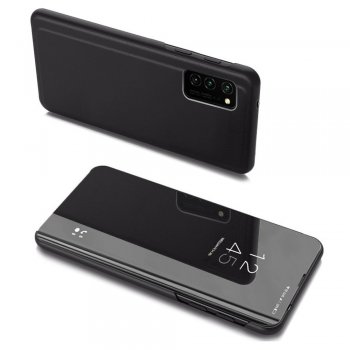Samsung Galaxy A13 5G (SM-A136) Clear View Case Cover, Black | Telefona Vāciņš Maciņš Apvalks Grāmatiņa