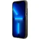 Apple iPhone 14 6.1\" Guess Liquid Glitter 4G Transculent Case Cover, Black