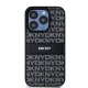 Чехол DKNY для iPhone 15 Pro Max Mono Stripe & Metal Logo, черный