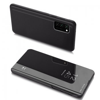 Samsung Galaxy A32 4G (SM-A325F/DS) Clear View Case Cover, Black | Telefona Vāciņš Maciņš Grāmatiņa