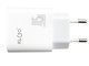 Ātrais 45W sienas lādētājs ar USB-C USB-A un Lightning portiem universāls Quick Charge