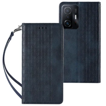 Чехол-книжка Magnet Strap Case для Samsung Galaxy A12 5G синий