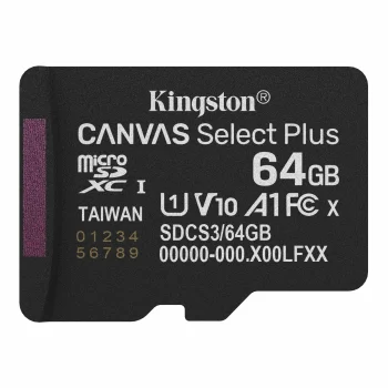 Kingston Canvas Select Plus 64GB microSDXC Card 100MBps, Black