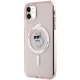 Karl Lagerfeld iPhone 11 / XR vāciņš IML Choupette MagSafe, rozā