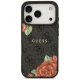 Guess 4G Flowers Print MagSafe vāciņš iPhone 17 Pro Max - melns | Phone Case Cover Black