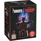 Bialetti Moka Express Stranger Things Espresso Kafijas Kanna, 3 Tasītes, Melna/Sarkana