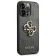Guess 4G Big Metal Logo vāciņš iPhone 14 Pro 6.1\", pelēks