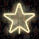 LED neona zīme Zvaigzne CHRISTMAS Forever Light FLNE22, silti balta