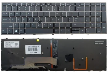 Клавиатура HP ZBook 15 G5, G6, 17 G5, G6 с подсветкой и трекпоинтом