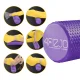 Массажный валик с шипами 4FIZJO CARE+ 60 см, фиолетовый