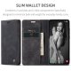 Samsung Galaxy A55 ( SM-A556B/DS ) CASEME Wallet Magnetic Leather Case Cover, Black | Telefona Vāciņš Maciņš...