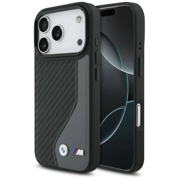 BMW iPhone 17 Pro vāciņš M Carbon Logo MagSafe, grafīta