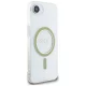 Guess IML Glitter Circle MagSafe vāciņš priekš iPhone 16e, caurspīdīgs
