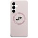 Karl Lagerfeld silikona Karl & Choupette Heads MagSafe vāciņš Samsung Galaxy S25 FE telefonam – rozā | Phone Case...