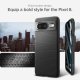 Google Pixel 8 Spigen Liquid Air TPU Case Cover, Black | Telefona Vāks Maks Apvalks Bampers