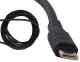 Spēcīgs garš USB-C uzlādes vads telefonam, 0.9m, 2.1A, melns vai balts