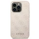 Apple iPhone 14 Pro Max 6,7\" Guess 4G Metal Gold Logo Case Cover (GUHCP14XG4GFPI), Pink | Telefona Maciņš Vāks...