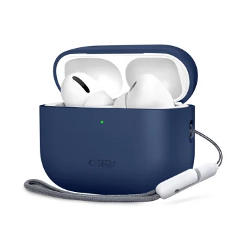 Tech-Protect silikona maciņš AirPods Pro 3 austiņām, tumši zils