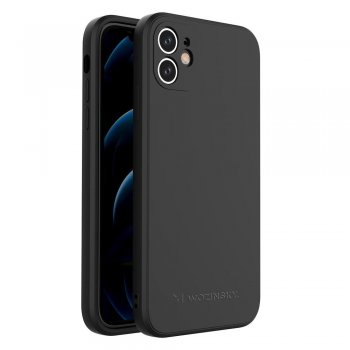Apple Iphone 11 6.1'' Wozinsky Silicone Color Case Cover, Black | Silikona Vāciņš Maciņš Apvalks Bampers