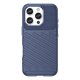 Thunder Phone Case Cover iPhone 16 Pro Max Silicone Case - Blue