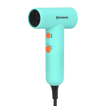 Mini jonizējošais matu fēns Humanas AirTouch HD-AT03 Piparmētru zaļš