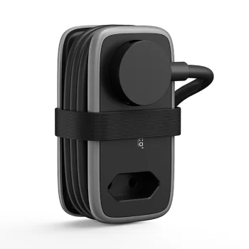 Сетевой удлинитель Orico APP 5в1 2x AC, 2x USB-A, 1x USB-C 15.5W 1.1м, черный