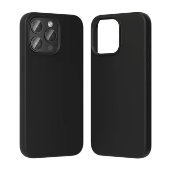 Силиконовый чехол Vention KUFB0-40 для iPhone 15 Pro Max, черный