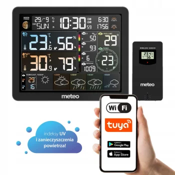 WiFi метеостанция с измерителем загрязнения воздуха PM2.5