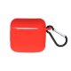 AirPods Pro Silicon Simple Case Cover, Red