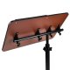 Maclean MC-121 B mobilais portatīvā datora galds, regulējams augstums 59-89cm, melns