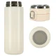 Thermal Mug with Mouthpiece and LED Display, 350ml, Beige