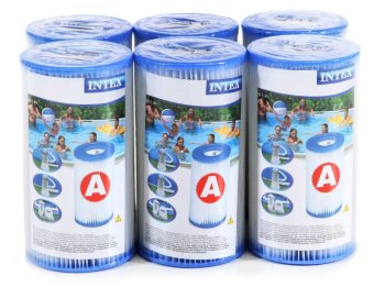 Intex 29000 Type A Pool Pump Filter, 6 pcs