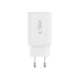 Сетевое зарядное устройство Tech-Protect NC45W-GAN 2x USB-C 45W и кабель USB-C,...
