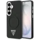 Чехол Guess Embossed Ring Triangle Logo MagSafe для Samsung Galaxy S26, черный