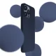 Силиконовый чехол 3mk Silicone Case для iPhone 15 Pro, Тёмно-синий