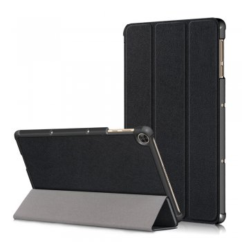 Huawei MatePad T 10s (AGS3-L09, AGS3-W09) Leather Tri-fold Stylish Tablet Cover Case, Black | Vāks Apvalks Pārvalks...