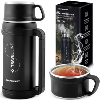 Вакуумный термос Berdsen BD-781 1500 мл, черный