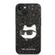 Karl Lagerfeld iPhone 14 Plus Case Glitter Choupette Black