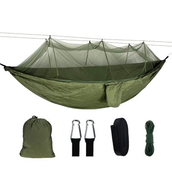 Šūpuļtīkls divām personām ar moskītu tīklu | Two-person hammock with mosquito net