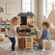 Multistore Kids Play Kitchen with Sound, LED, Steam and Water, 55 Elements