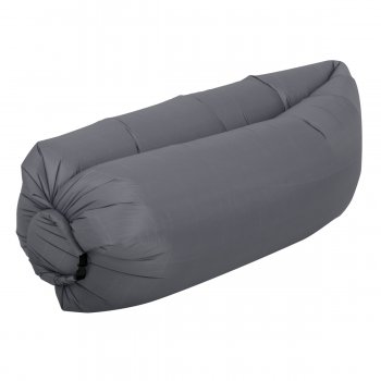 Piepūšamā Gaisa Gulta Matracis Sauļošanas Krēsls Pufs, Pelēks | Inflatable Air Sofa Lazy Bag Bivan Lamzac, Grey