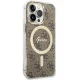 Guess iPhone 13 / 13 Pro vāciņš 4G MagSafe, brūns