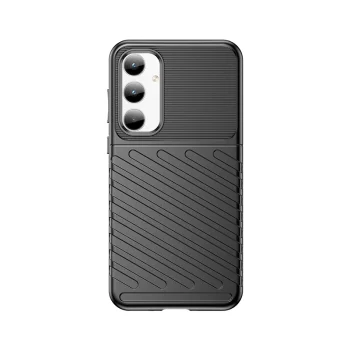 Triecienizturīgs vāciņš Samsung Galaxy A35, Thunder Case, melns