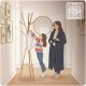 Massido MS-869 Metal Coat Rack with Shelf