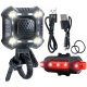 Gotel L8A Bicycle LED Light and Horn Set