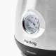 Huslog AK-02034H Retro Electric Kettle, 1.7L, 2200W, Black/Silver