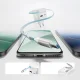Cuktech AD653W 67W GaN sienas lādētājs ar ievelkamu USB-C kabeli, Balts