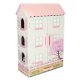 Lulilo Papilio Large 3-Story Wooden Dollhouse 80cm, Pink