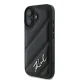 Apple iPhone 16 Plus 6.7\" Karl Lagerfeld Quilted Signature Case Cover, Black | Чехол Кейс Бампер...